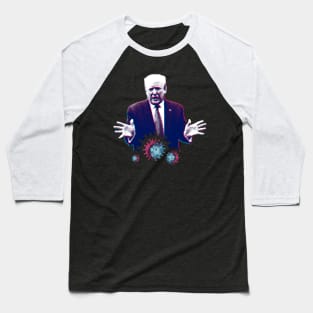 Glitch Trump Baseball T-Shirt